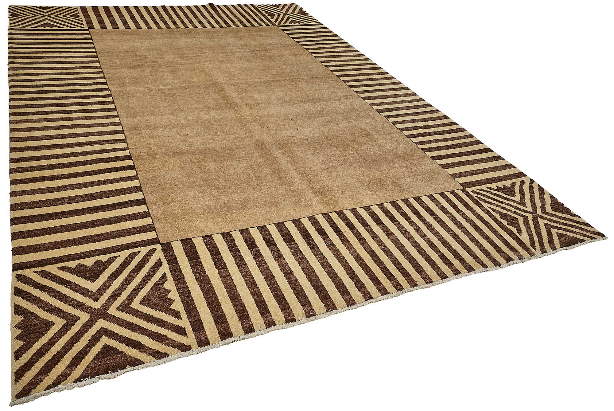 8x12 Beige Modern Oushak Rug - 51489