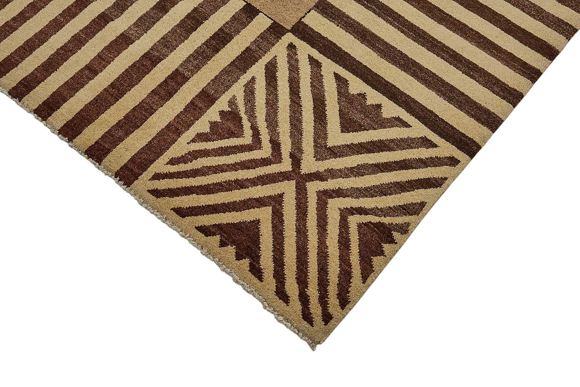 8x12 Beige Modern Oushak Rug - 51489