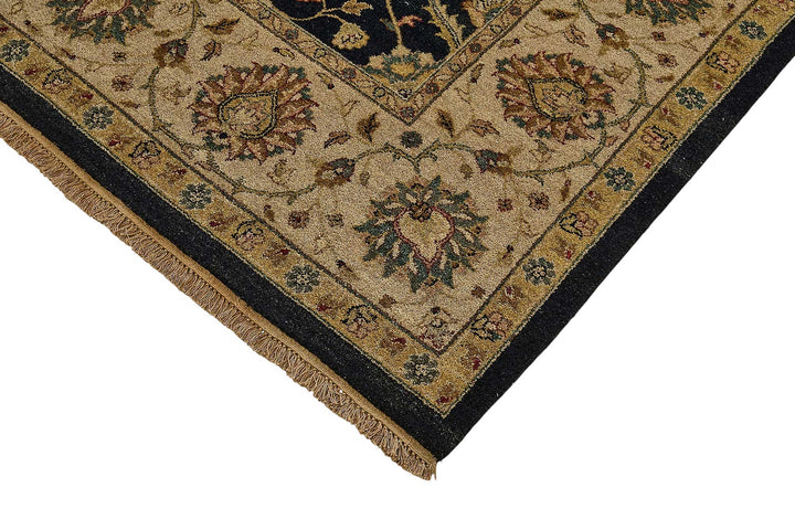 8x10 Beige Floral Oushak Rug - 51492