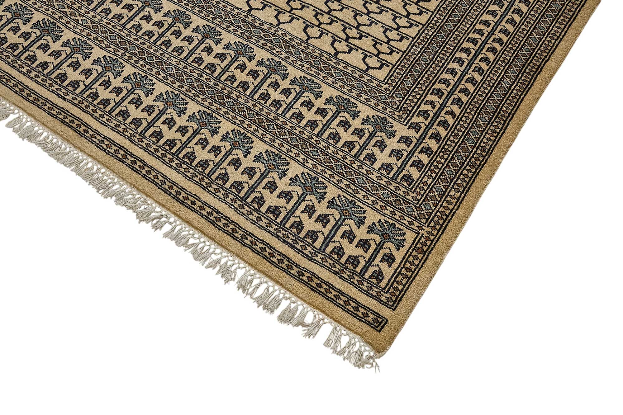 8x10 Beige Traditional Geometric Oushak Rug - 51502