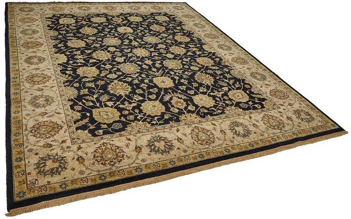 8x10 Beige Floral Oushak Rug - 51504