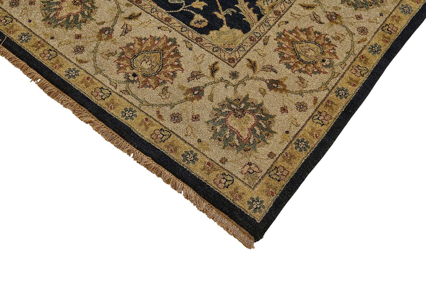 8x10 Beige Floral Oushak Rug - 51504