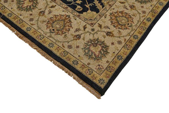 8x10 Beige Floral Oushak Rug - 51504