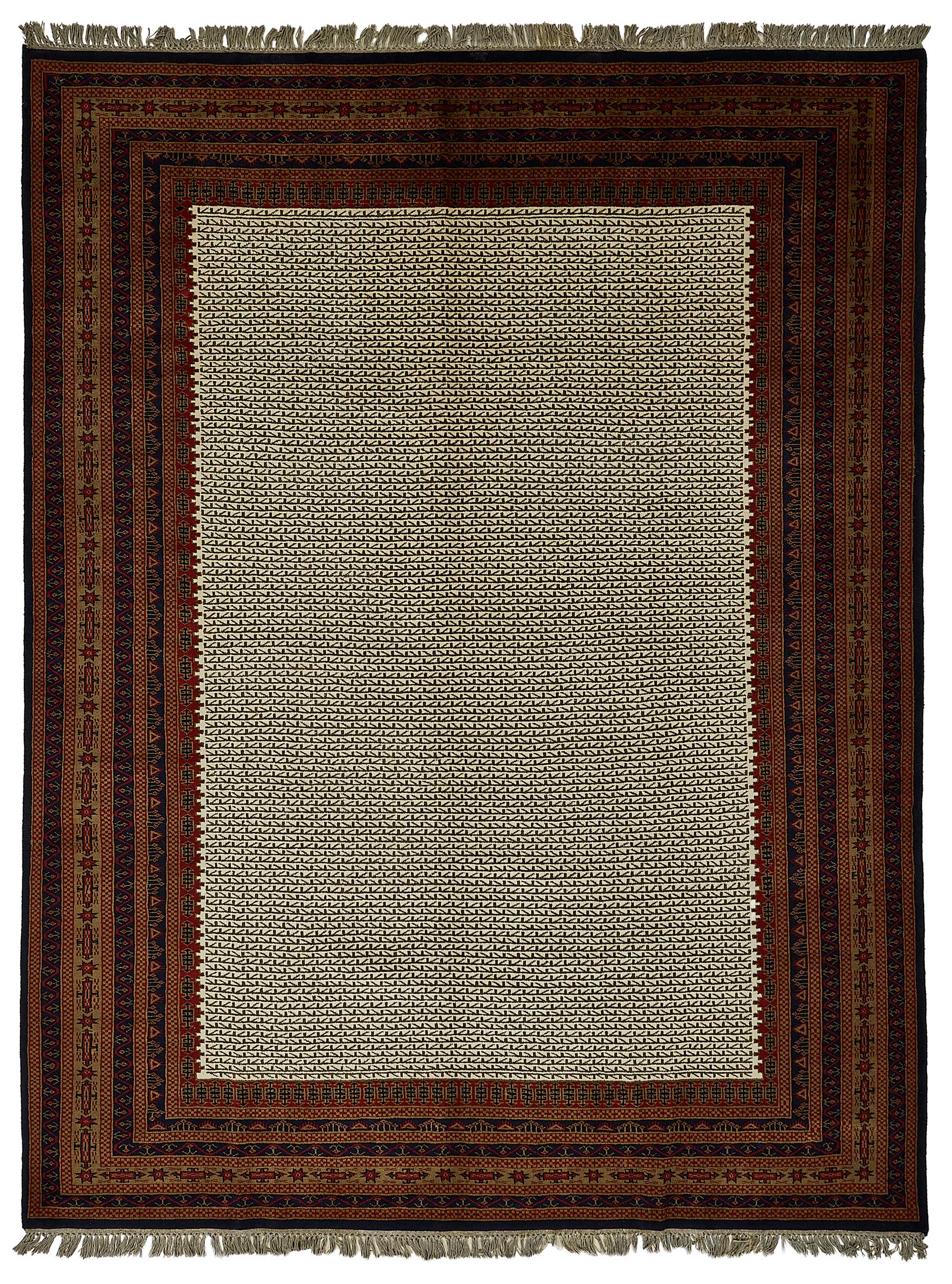 8x10 Beige Modern Oushak Rug - 51505