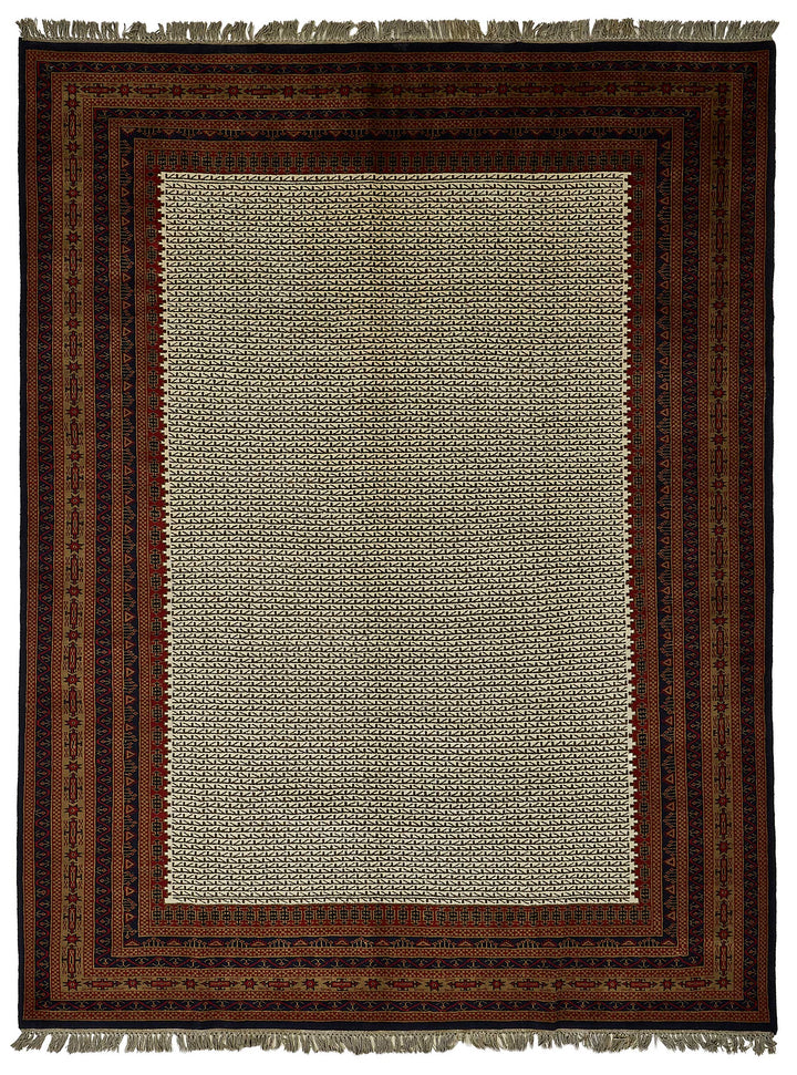 8x10 Beige Modern Oushak Rug - 51505