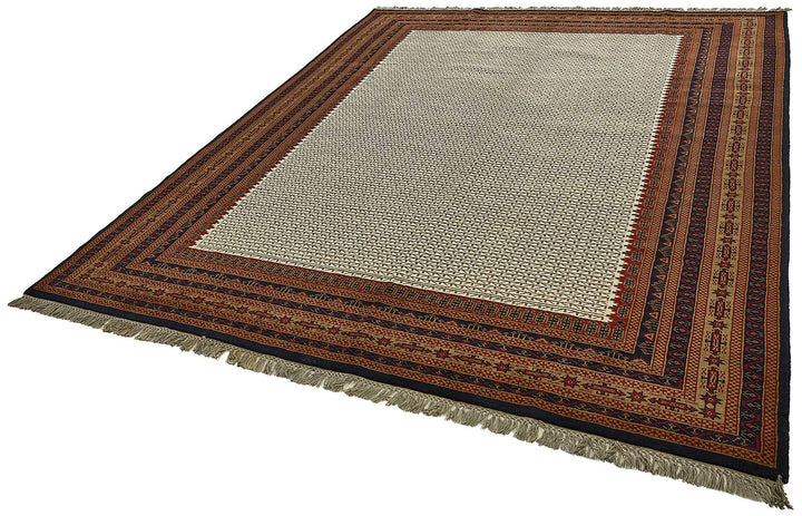 8x10 Beige Modern Oushak Rug - 51505