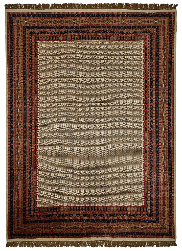 9x13 Beige Turkish Contemporary Oushak Rug - 51507