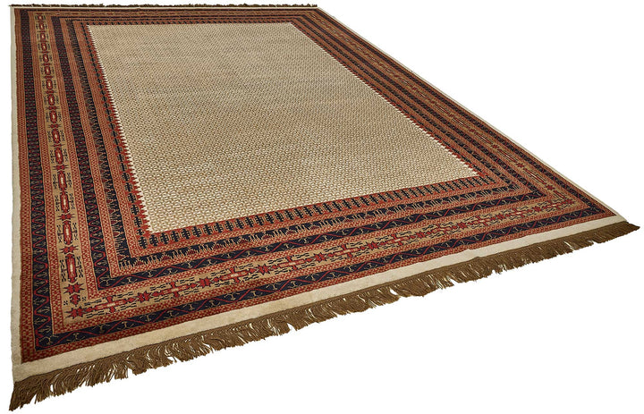 9x13 Beige Turkish Contemporary Oushak Rug - 51507