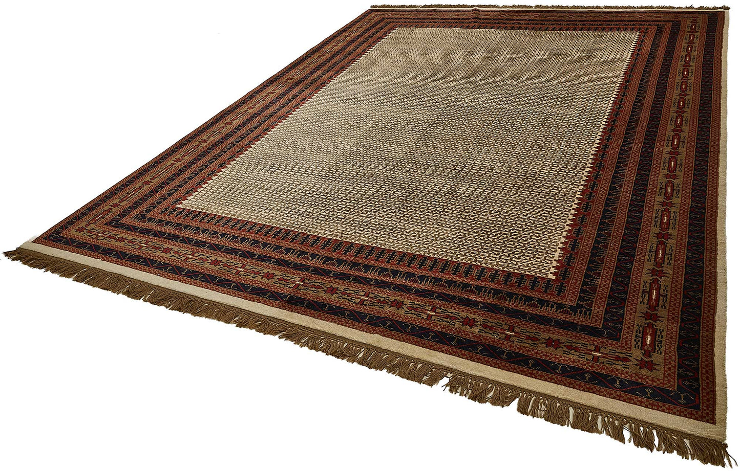 9x13 Beige Turkish Contemporary Oushak Rug - 51507
