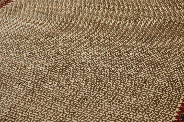 9x13 Beige Turkish Contemporary Oushak Rug - 51507