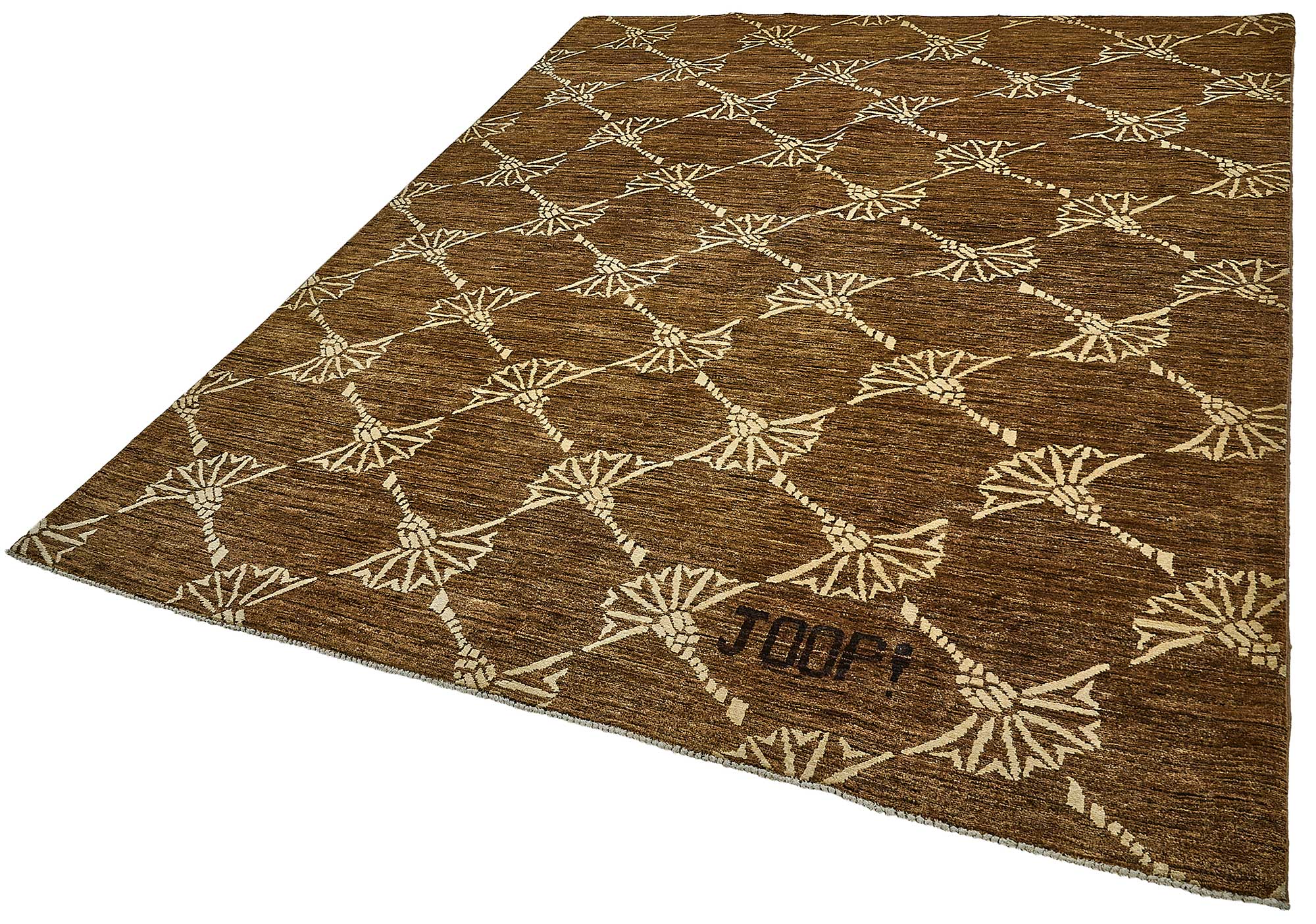 6x8 Brown Traditional Tribal Oushak Rug - 51514