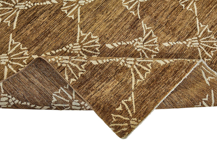 6x8 Brown Traditional Tribal Oushak Rug - 51514
