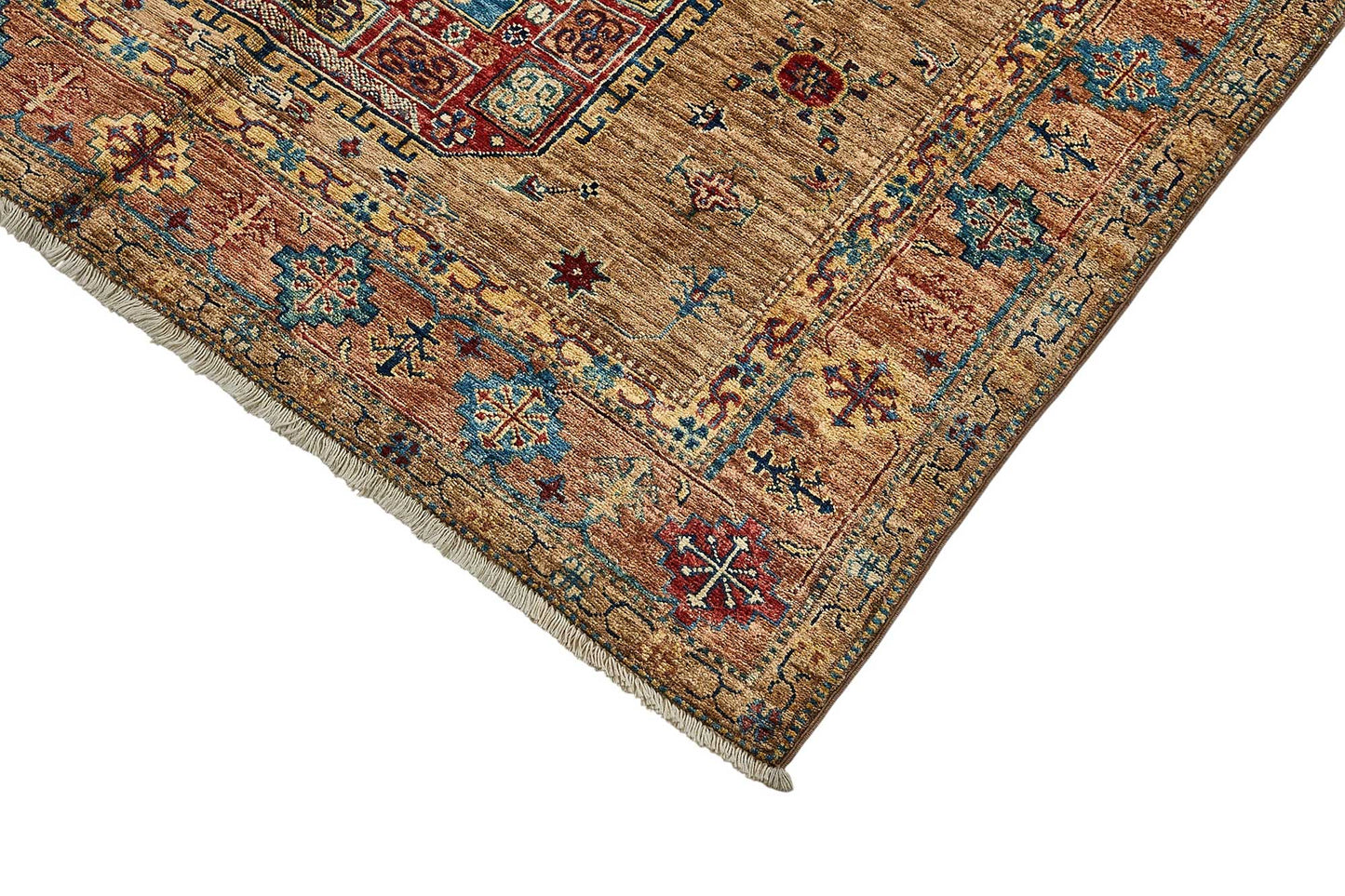 5x8 Multicolor Medallion Oushak Rug - 51516