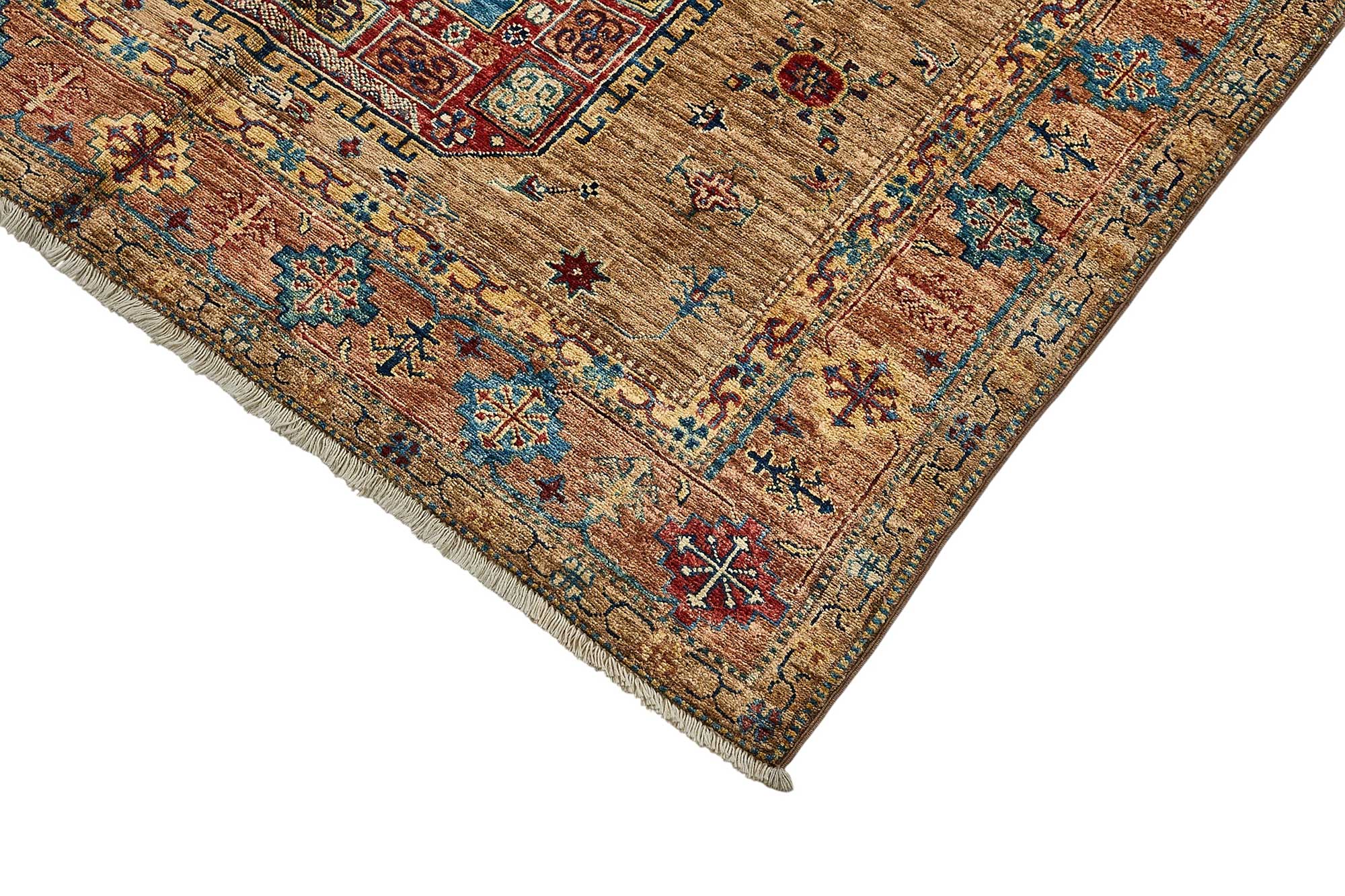 5x8 Multicolor Medallion Oushak Rug - 51516