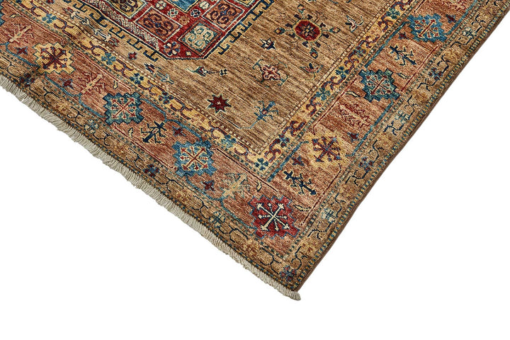 5x8 Multicolor Medallion Oushak Rug - 51516