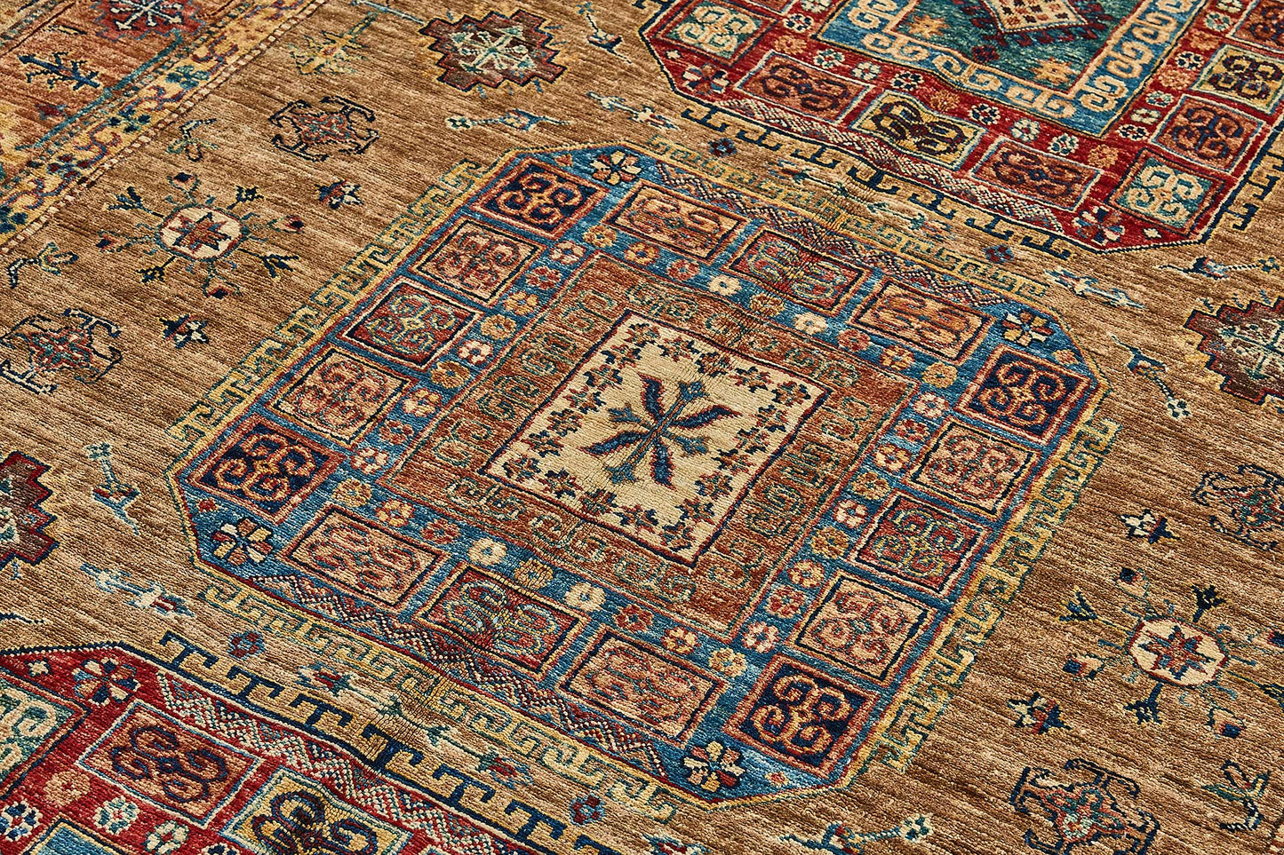 5x8 Multicolor Medallion Oushak Rug - 51516