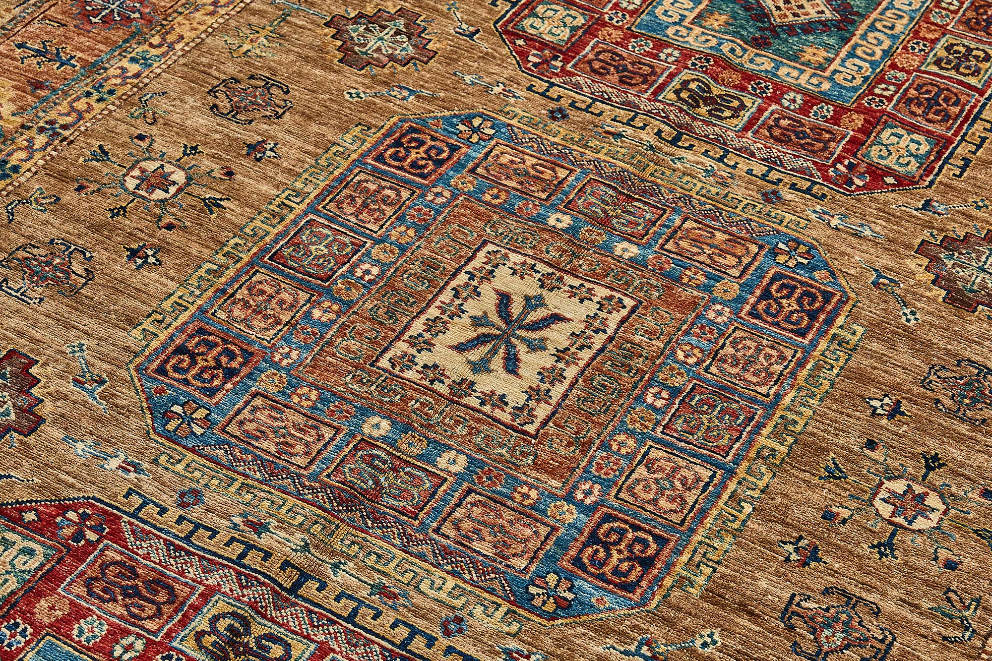 5x8 Multicolor Medallion Oushak Rug - 51516