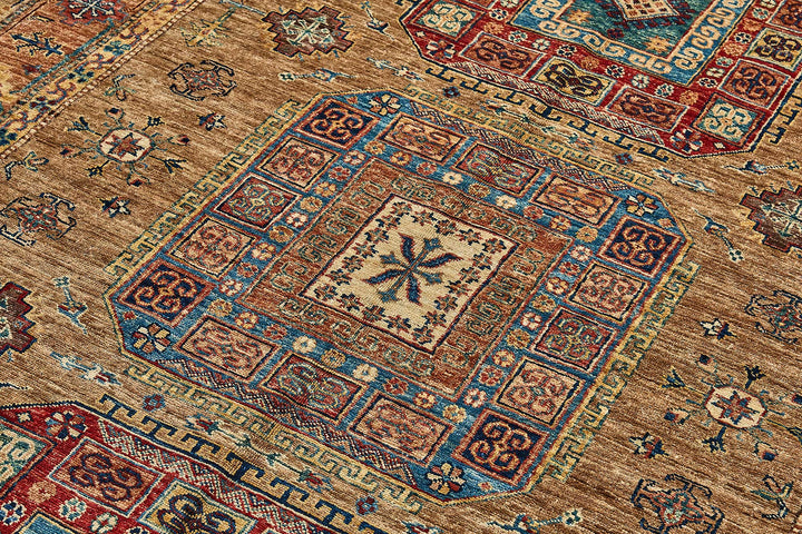 5x8 Multicolor Medallion Oushak Rug - 51516