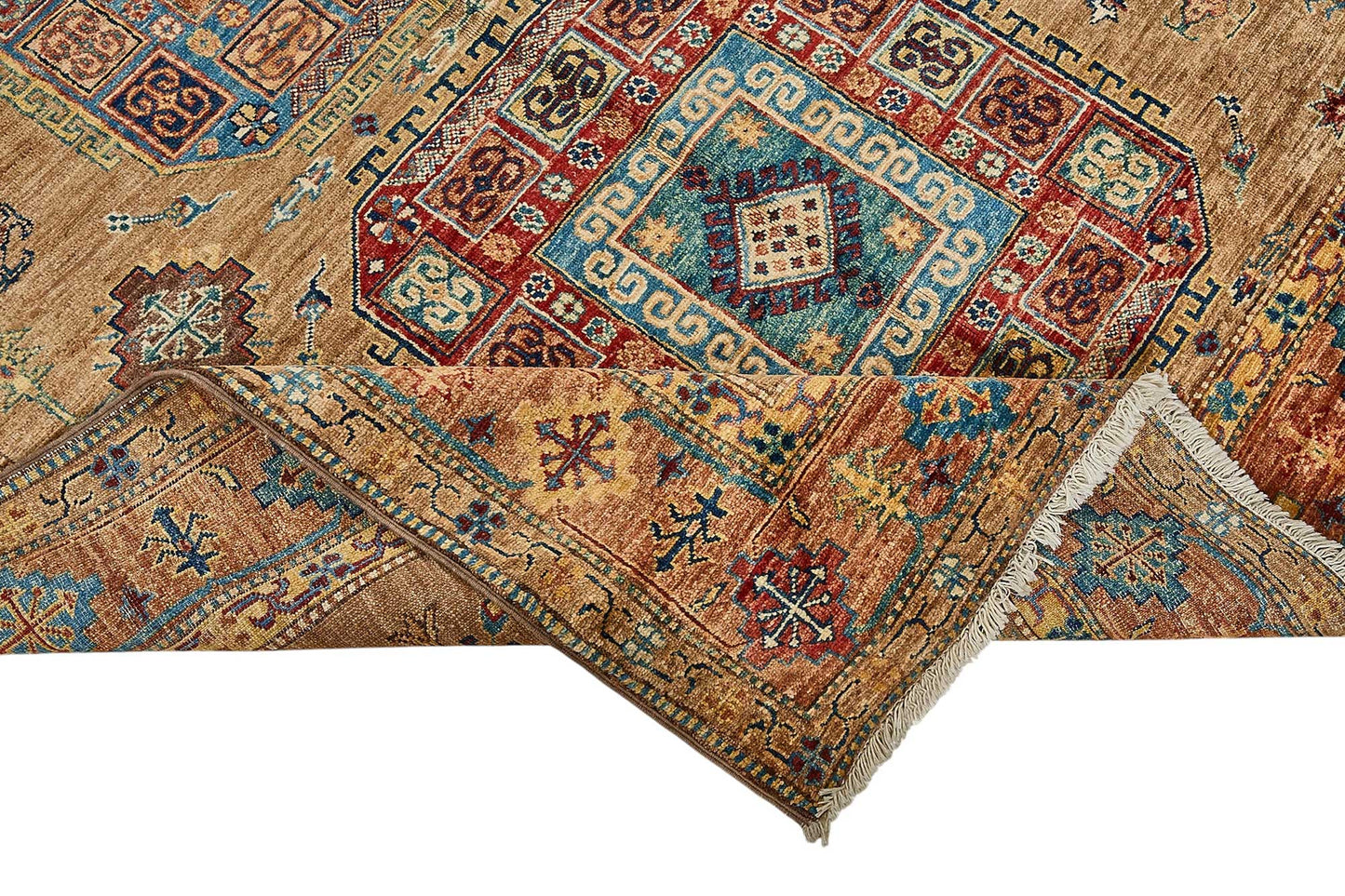 5x8 Multicolor Medallion Oushak Rug - 51516