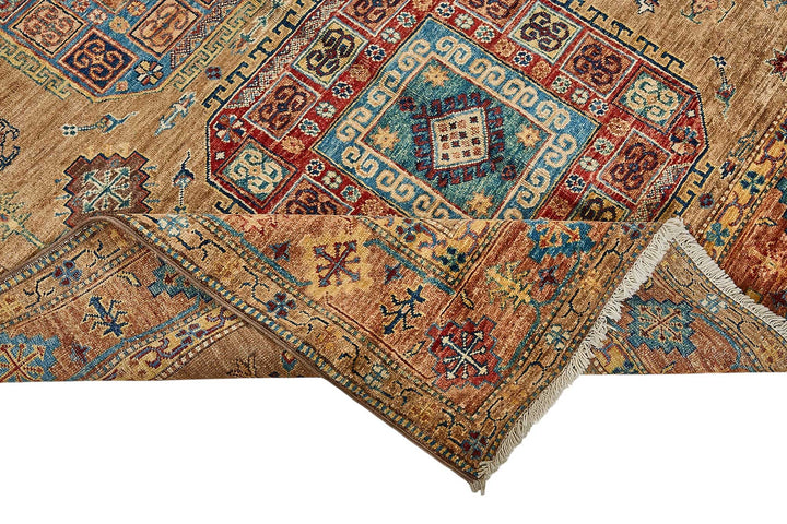 5x8 Multicolor Medallion Oushak Rug - 51516