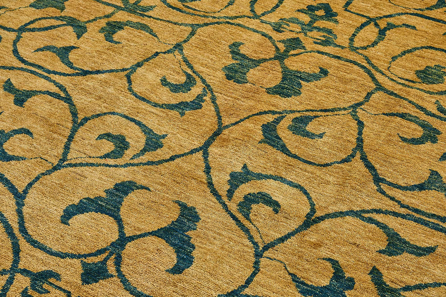 6x8 Beige Floral Oushak Rug - 51520