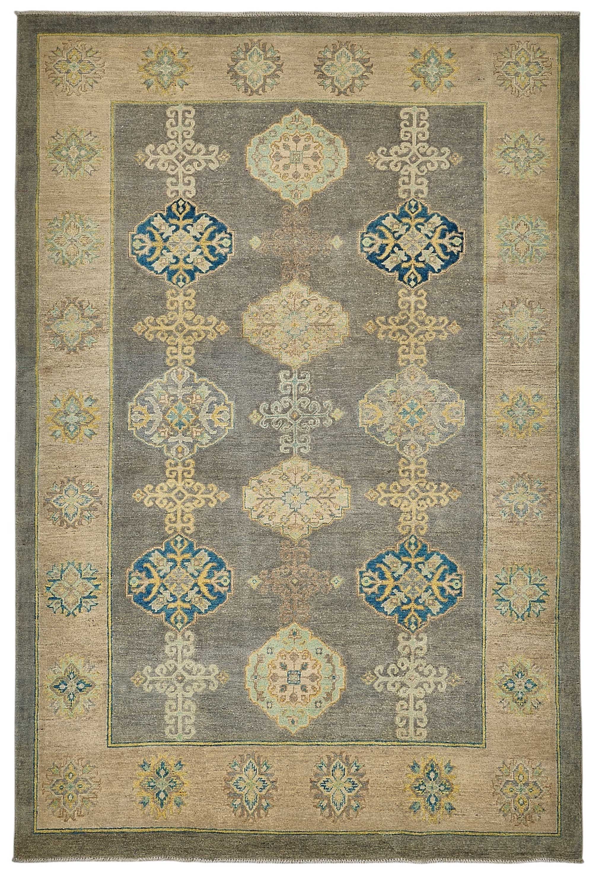 6x9 Grey Classic Oushak Rug - 51522