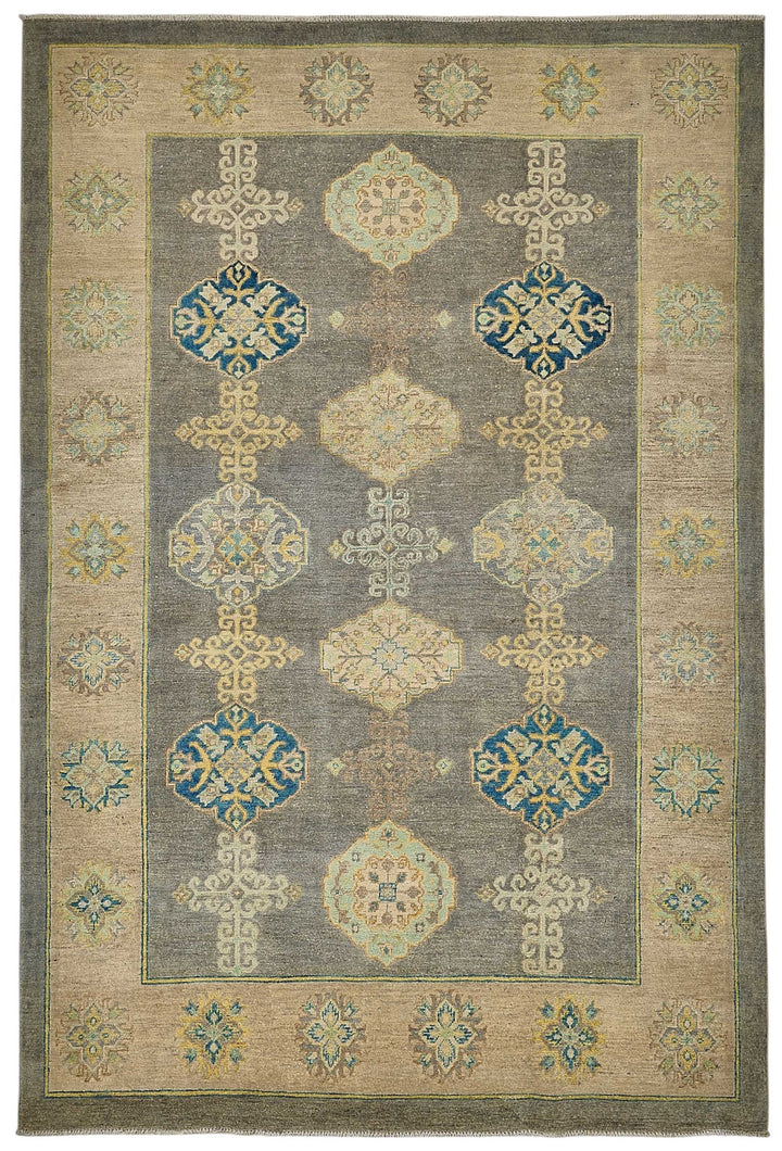 6x9 Grey Classic Oushak Rug - 51522
