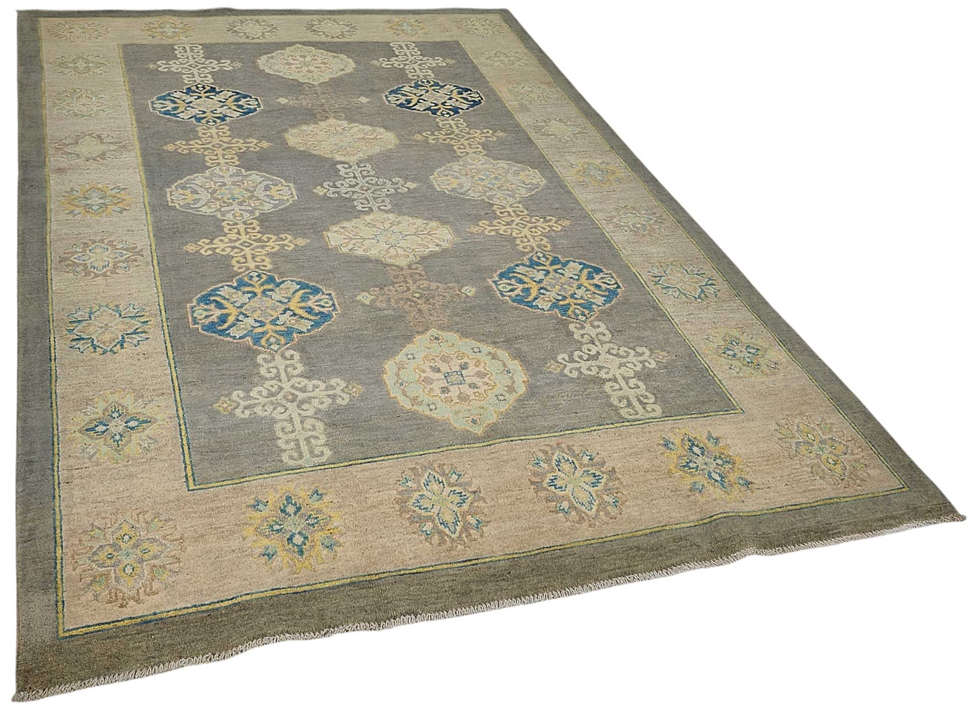 6x9 Grey Classic Oushak Rug - 51522