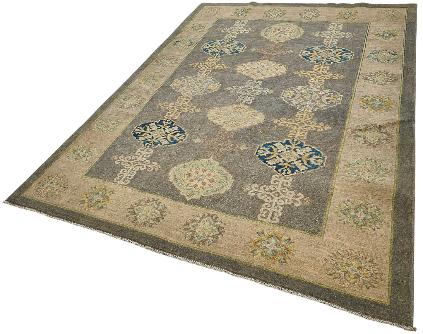 6x9 Grey Classic Oushak Rug - 51522