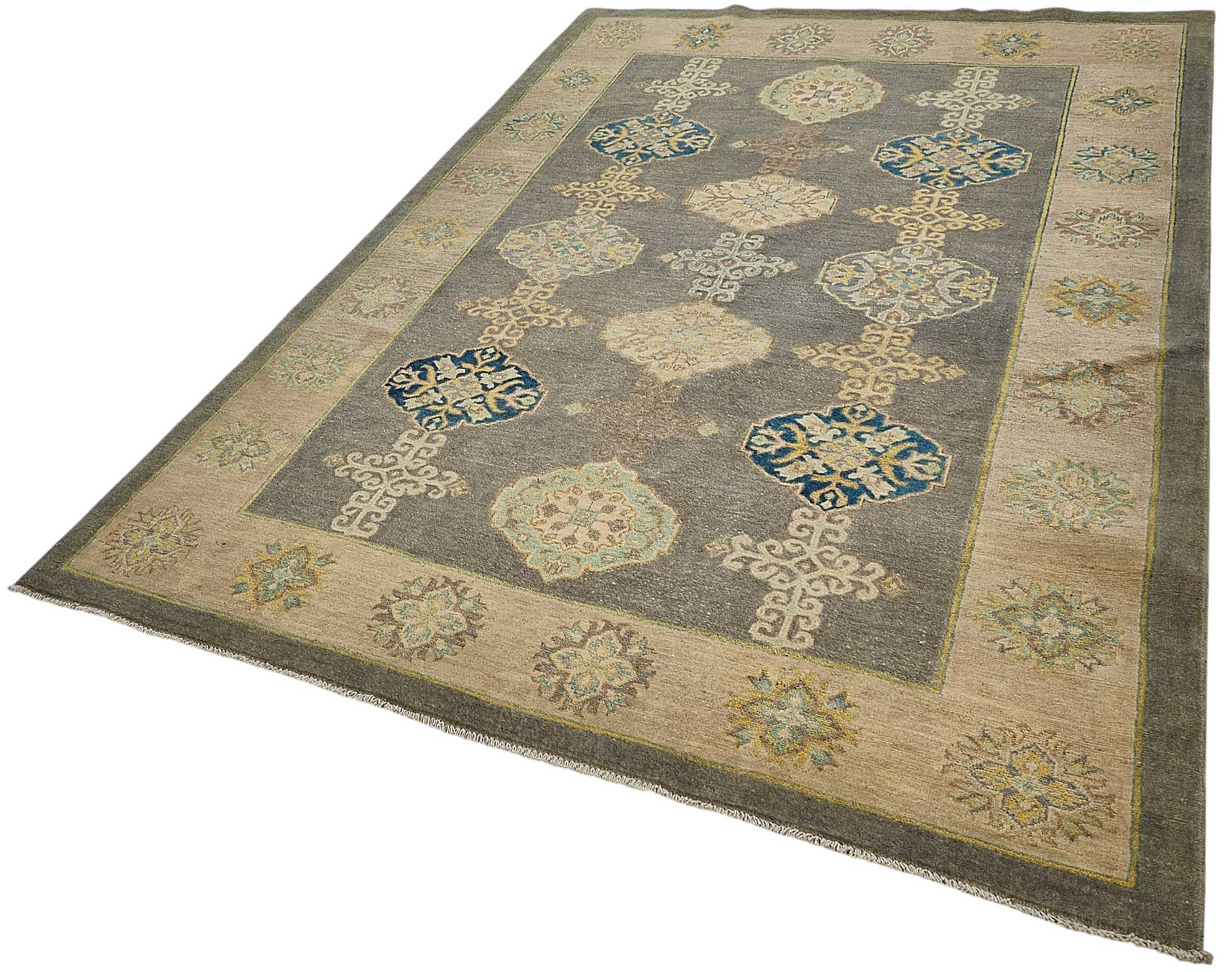 6x9 Grey Classic Oushak Rug - 51522