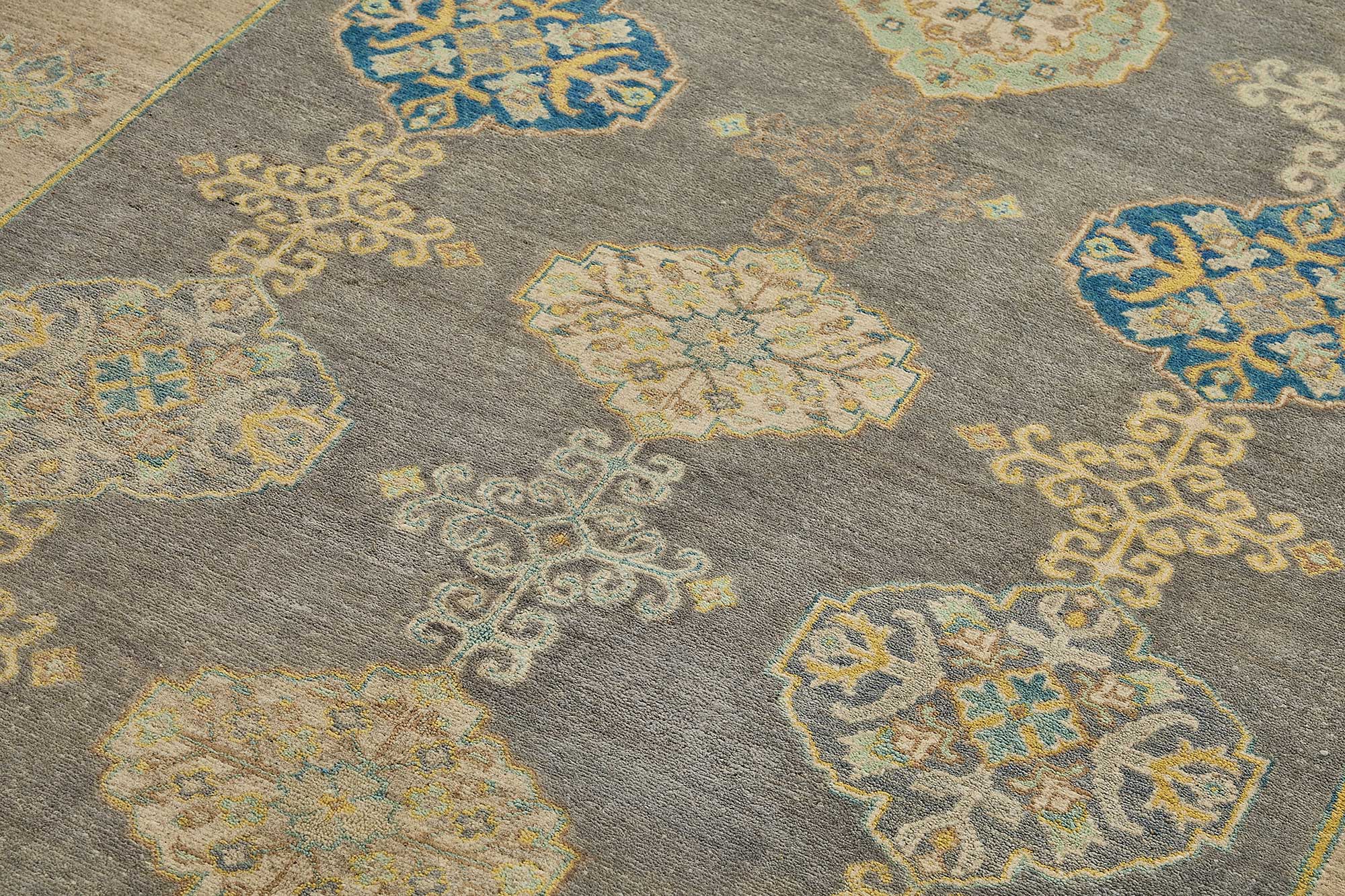 6x9 Grey Classic Oushak Rug - 51522