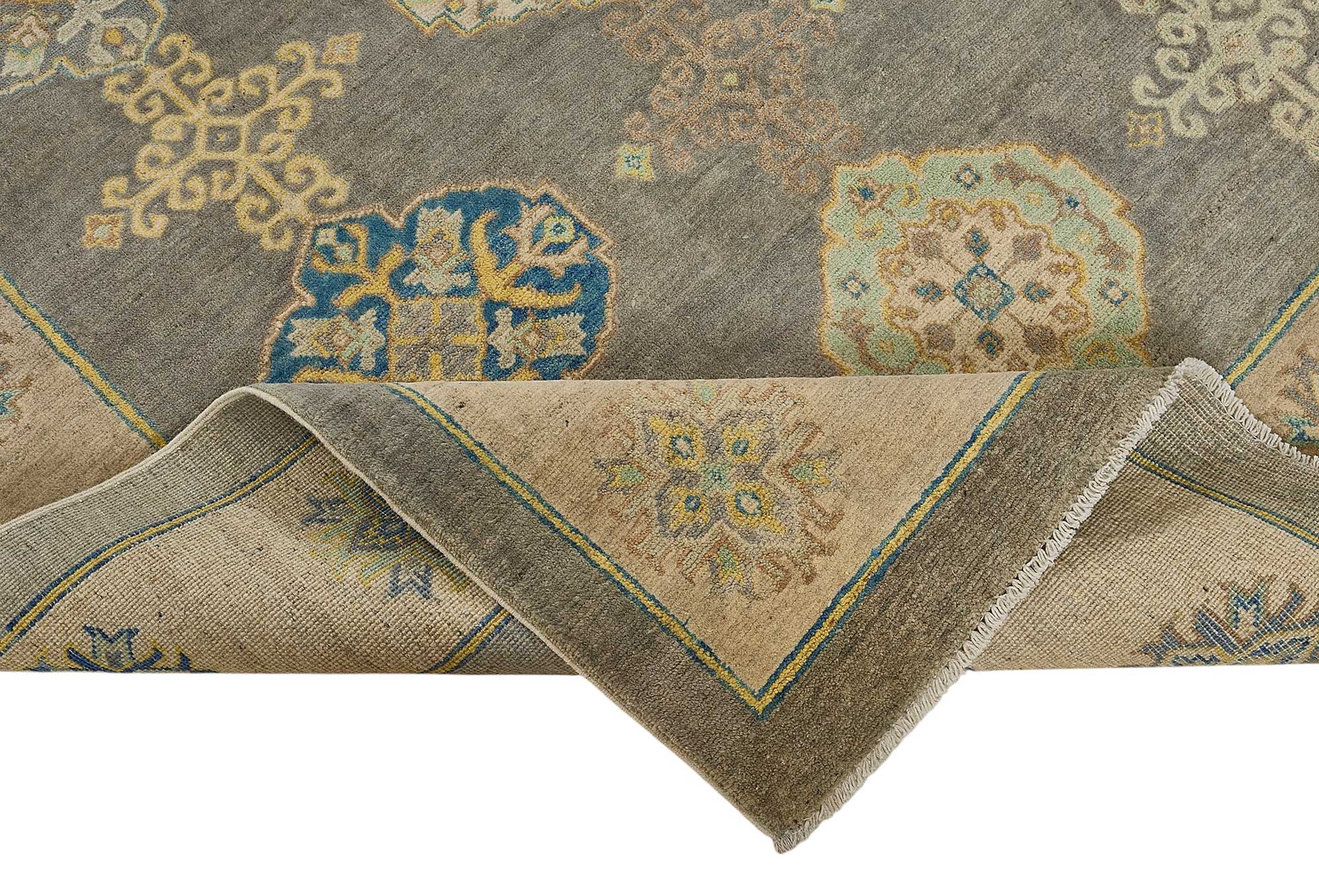 6x9 Grey Classic Oushak Rug - 51522