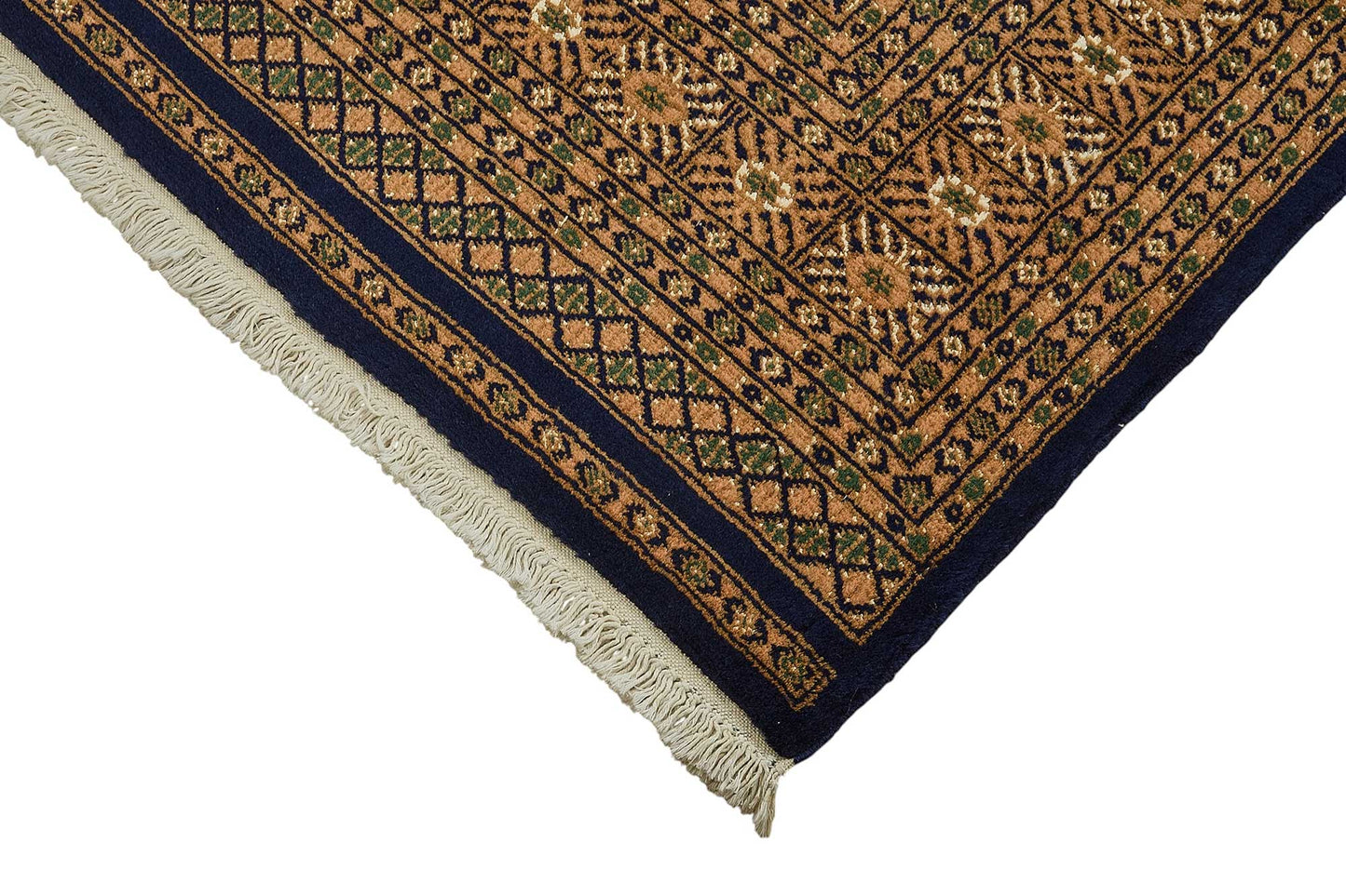 5x8 Blue Geometric Oushak Rug - 51524
