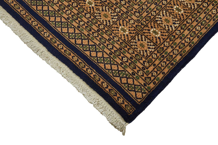 5x8 Blue Geometric Oushak Rug - 51524