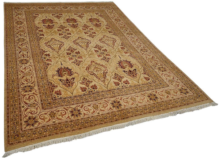 6x8 Beige Classic Oushak Rug - 51526