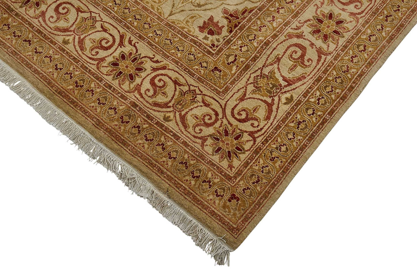 6x8 Beige Classic Oushak Rug - 51526