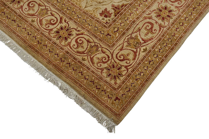 6x8 Beige Classic Oushak Rug - 51526