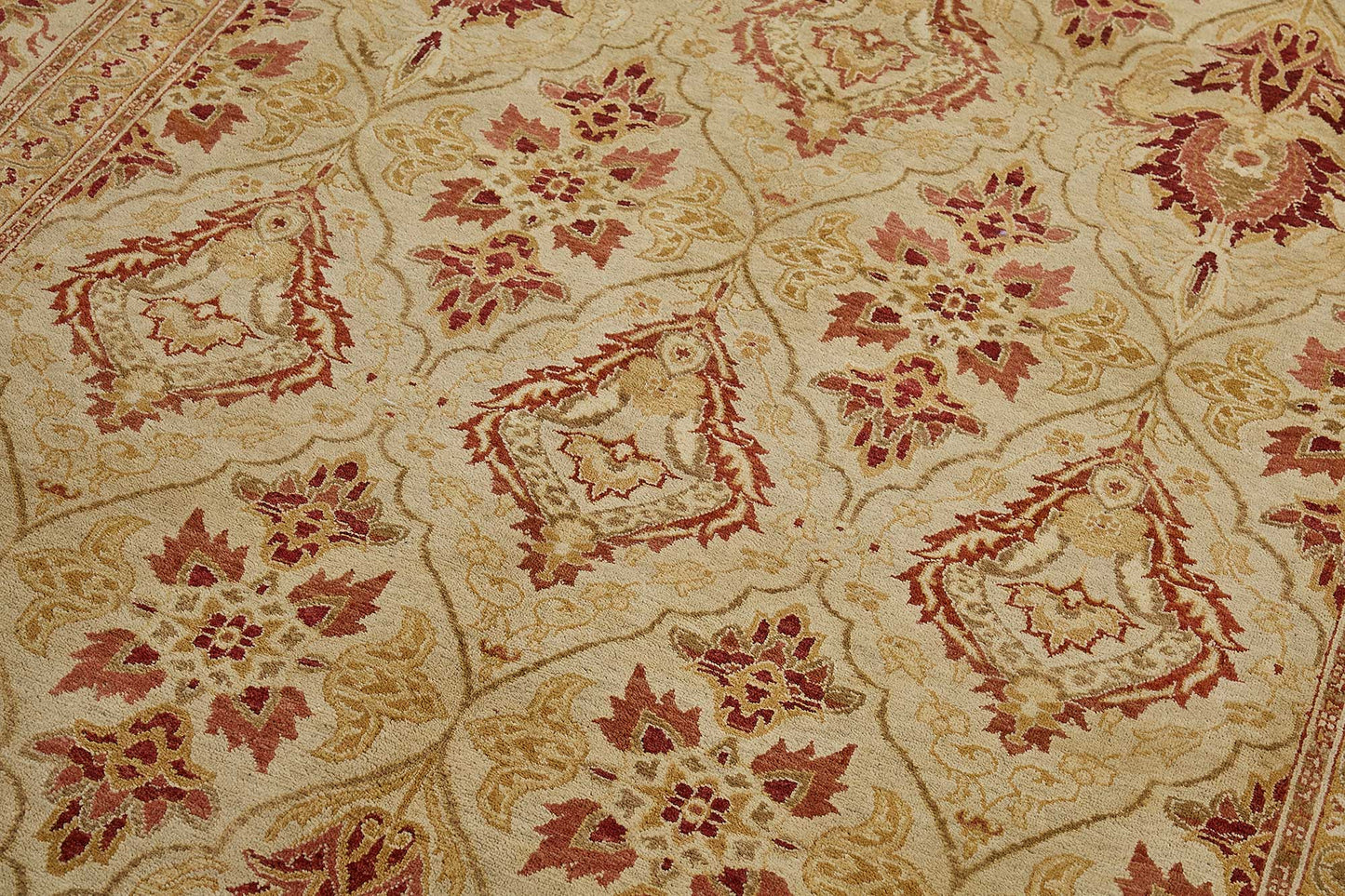 6x8 Beige Classic Oushak Rug - 51526