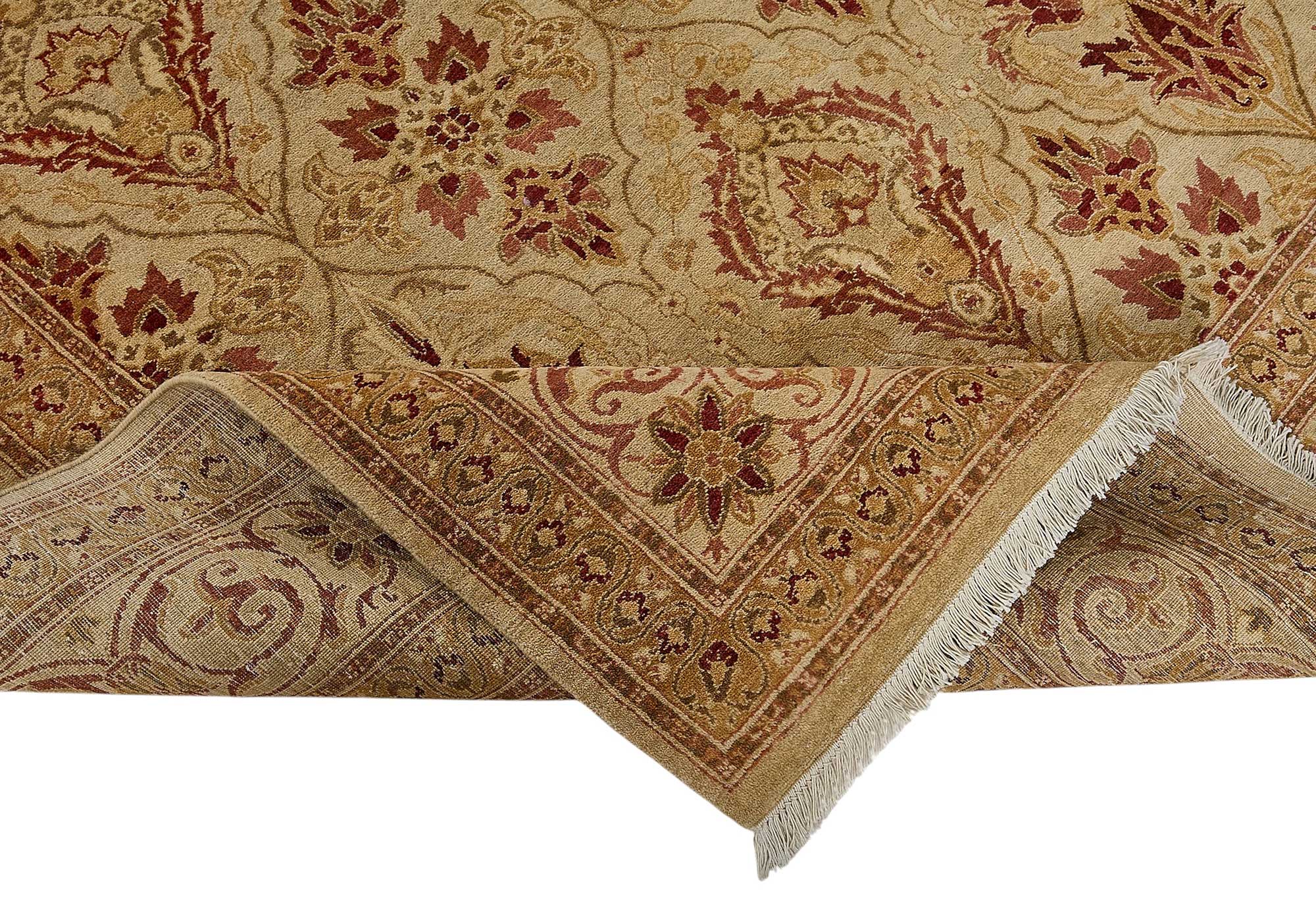 6x8 Beige Classic Oushak Rug - 51526