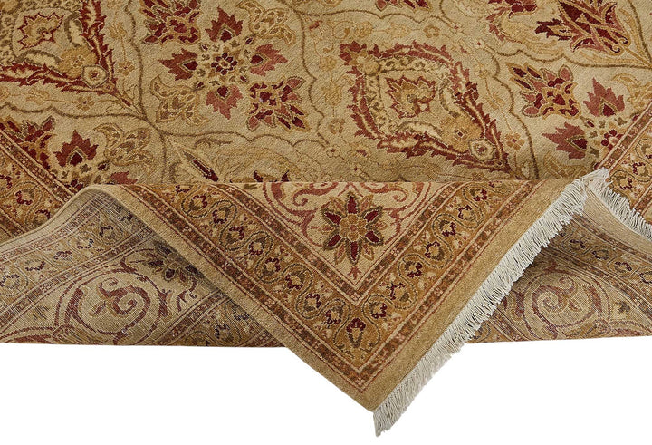6x8 Beige Classic Oushak Rug - 51526