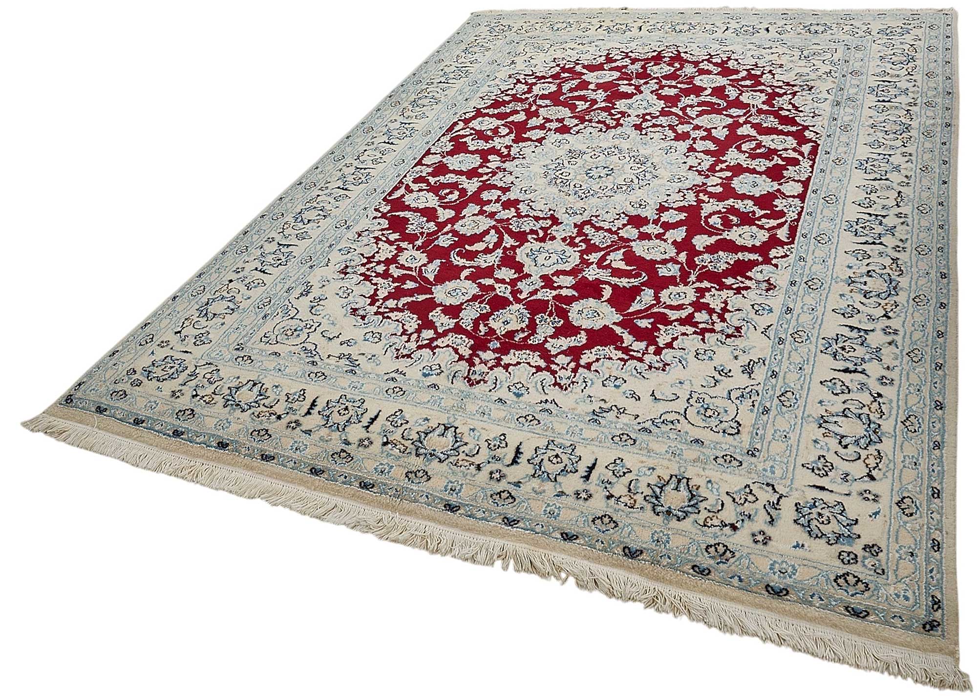 6x10 Beige Floral Medallion Oushak Rug - 51528