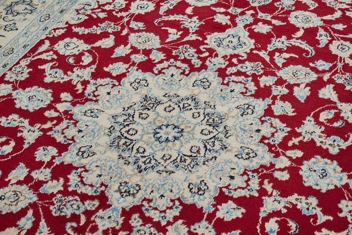 6x10 Beige Floral Medallion Oushak Rug - 51528