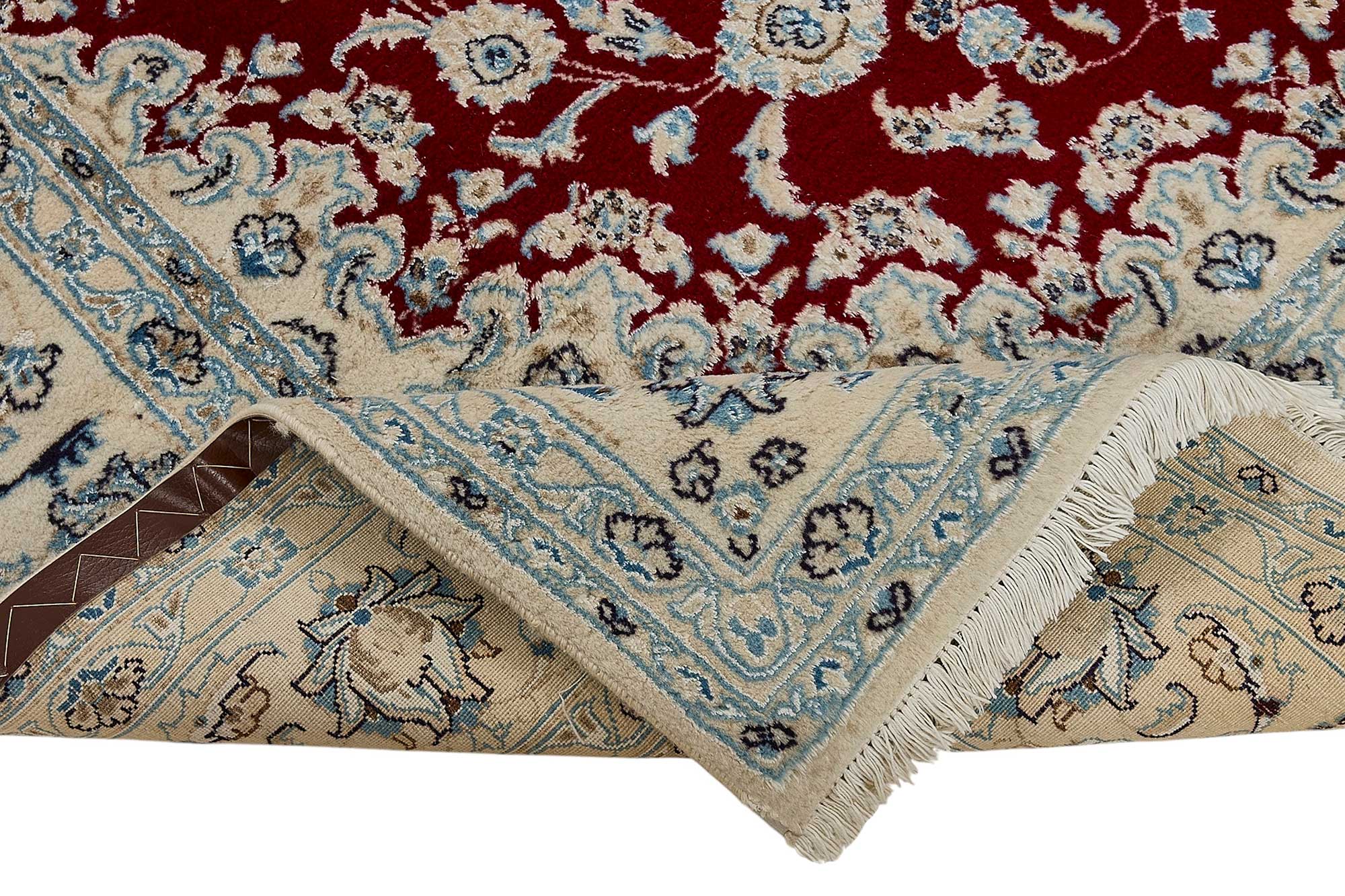 6x10 Beige Floral Medallion Oushak Rug - 51528