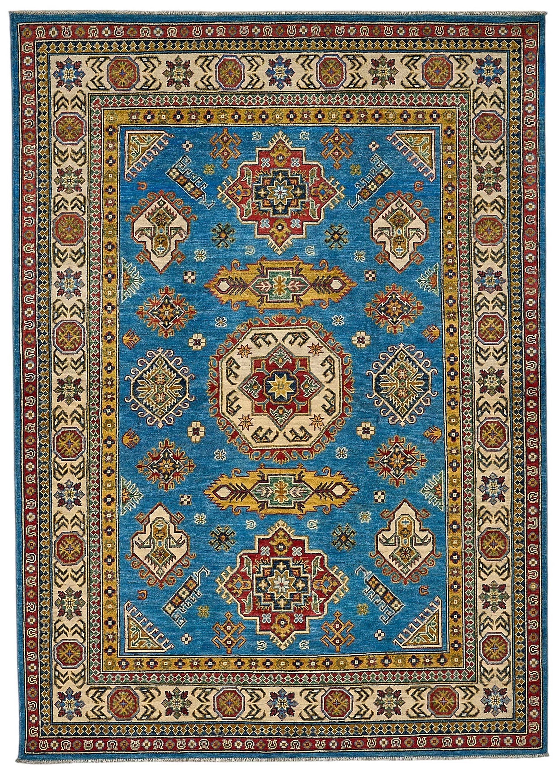 6x8 Blue Medallion Oushak Rug - 51536