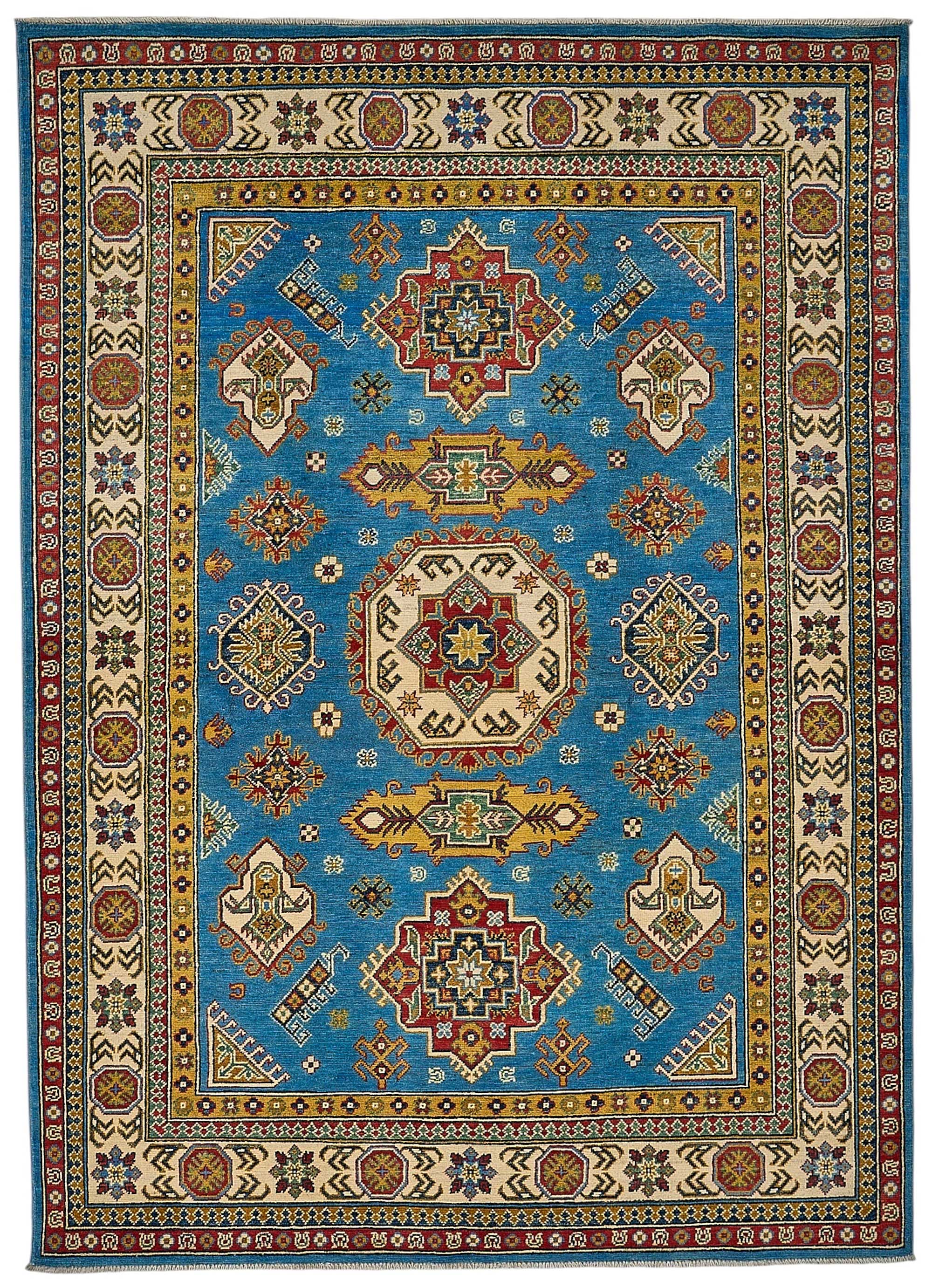6x8 Blue Medallion Oushak Rug - 51536