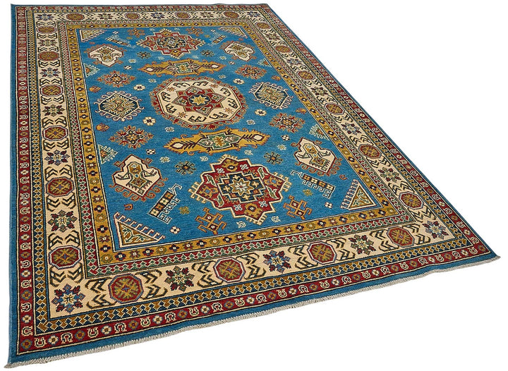 6x8 Blue Medallion Oushak Rug - 51536