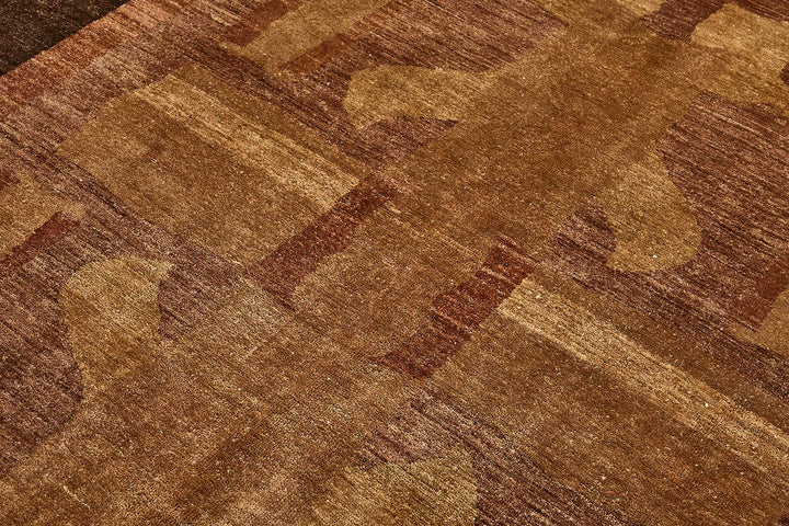 7x8 Brown Handmade Contemporary Oushak Rug - 51538