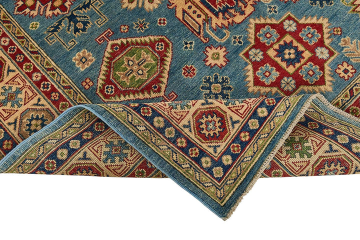 6x8 Blue Turkish Medallion Oushak Rug - 51539
