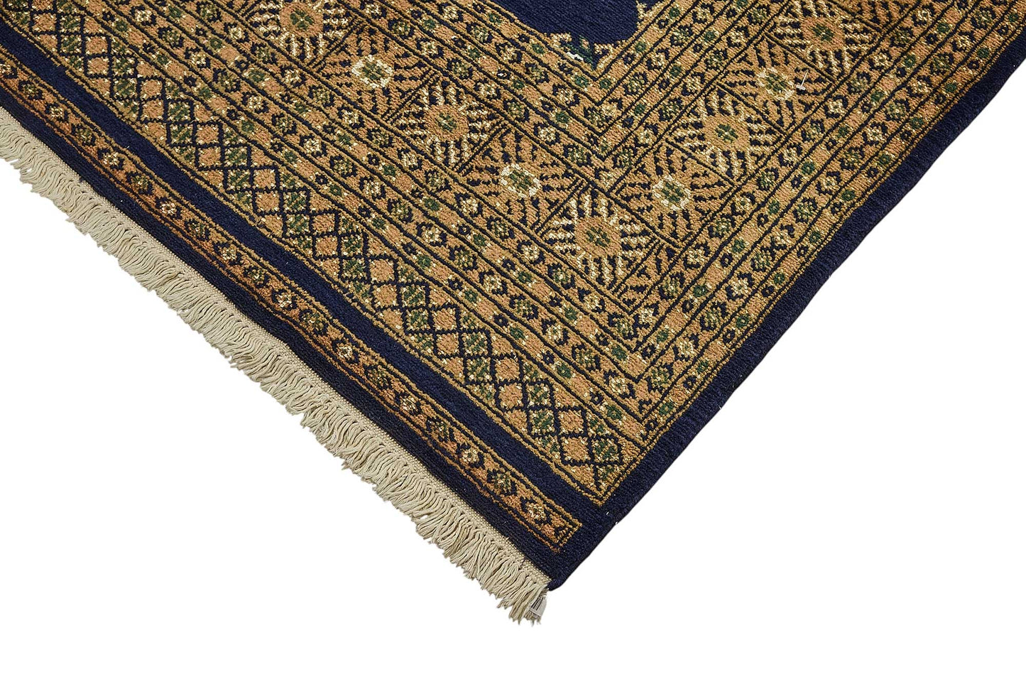 5x7 Blue Geometric Oushak Rug - 51540