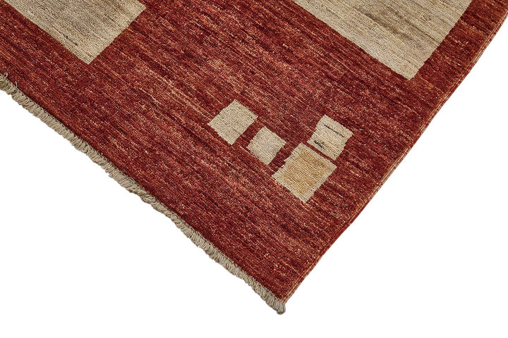 6x9 Beige Turkish Contemporary Oushak Rug - 51543